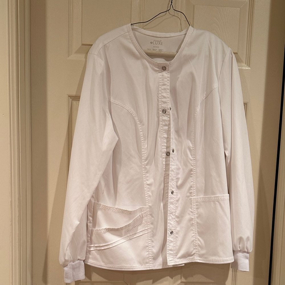 Cherokee Luxe White Utility Jacket